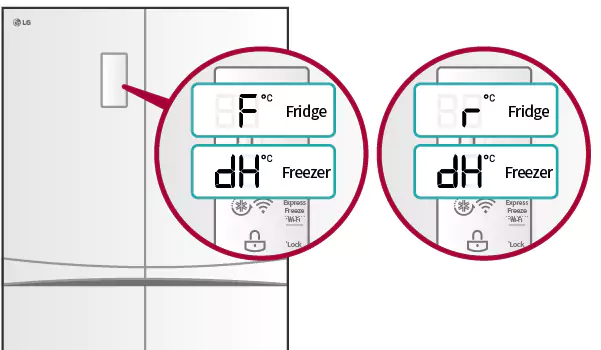 لیست کد خطاهای یخچال الجی و راهنمای رفع آنها
