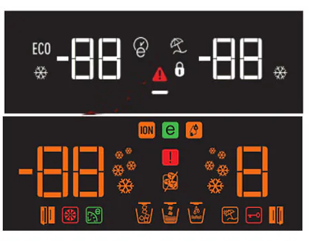 کد خطاهای یخچال و فریزر بکو
